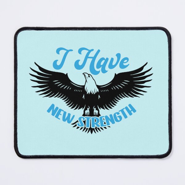 Item preview, I have new strength - A christian Design in solid color designed and sold by berea.cl.