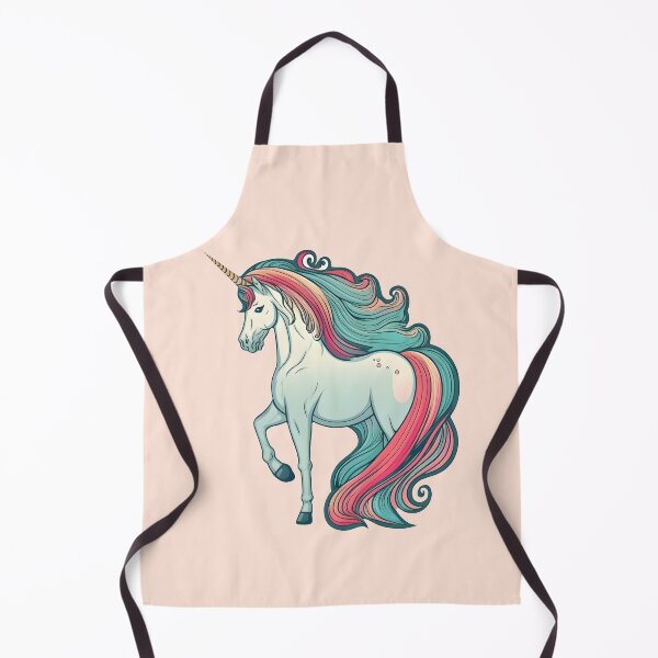 Item preview, A unicorn with a colorful mane designed and sold by Warehouse46.