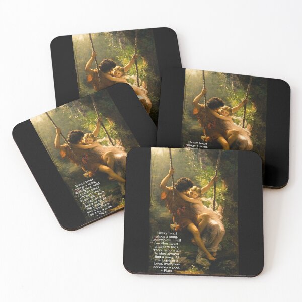 Item preview,  Pierre Auguste Cot Painting With Plato Quote designed and sold by Classicambience.