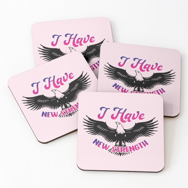 Item preview, I have new strength - A christian Design in solid color designed and sold by berea.cl.