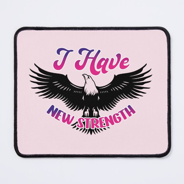 Item preview, I have new strength - A christian Design in solid color designed and sold by berea.cl.