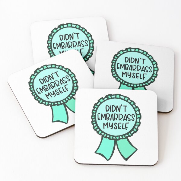 Item preview, Didn't Embarrass Myself Ribbon Prize designed and sold by RosePaperParty.