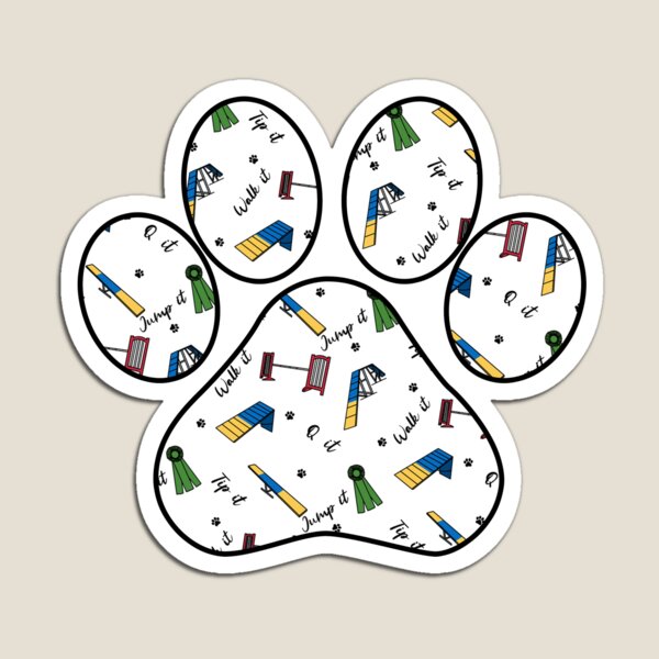 Item preview, Dog Agility Day Paw Print designed and sold by balti014.