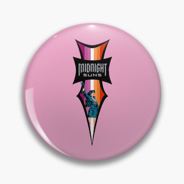 Item preview, Victoria Montesi Lesbian Pride Midnight Suns Logo  designed and sold by Midnightbloodstone.