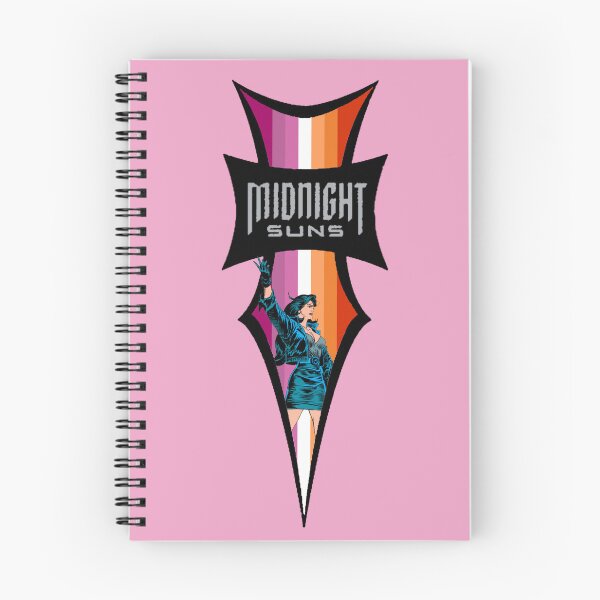 Item preview, Victoria Montesi Lesbian Pride Midnight Suns Logo  designed and sold by Midnightbloodstone.