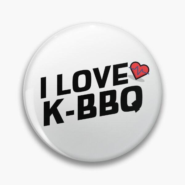Item preview, I LOVE K-BBQ | Gift for Kpop Fans | Hallyu Merch designed and sold by Wishful Thinking.