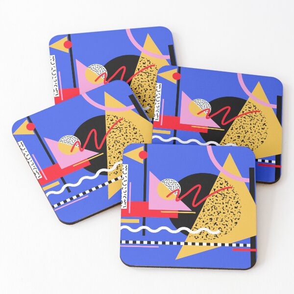 Aperçu de l'œuvre Motif Memphis 40 - Rétro années 90/80 créée et vendue par GraphicWave.