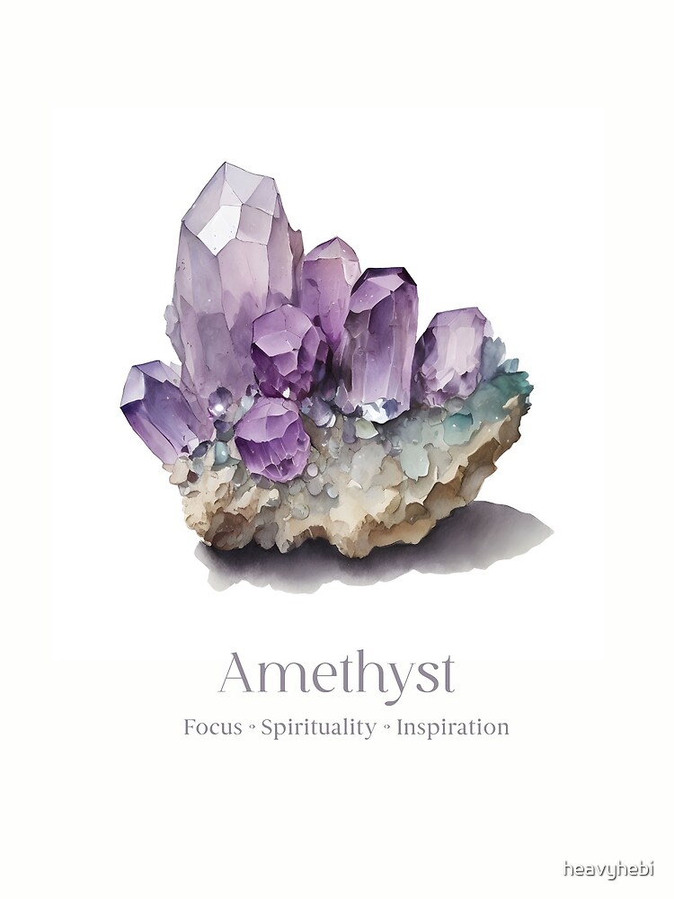 Crystal Painting, Amethyst Art, Crystal Artwork, Crystal Art