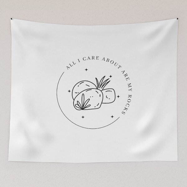 Item preview, All I Care About Are My Rocks Saying designed and sold by GSquaredDesigns.