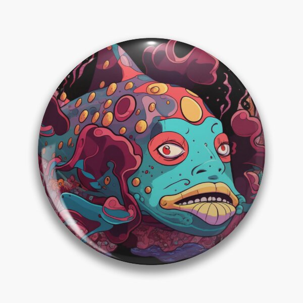 Item preview, Bruxish, the Colorful Psychic Fish in murky waters! designed and sold by Frocentric.