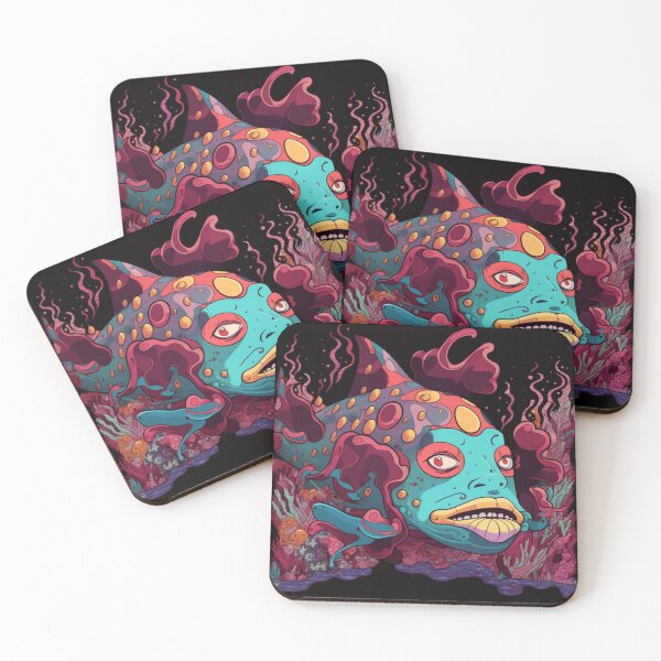 Item preview, Bruxish, the Colorful Psychic Fish in murky waters! designed and sold by Frocentric.