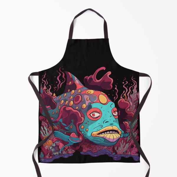 Item preview, Bruxish, the Colorful Psychic Fish in murky waters! designed and sold by Frocentric.