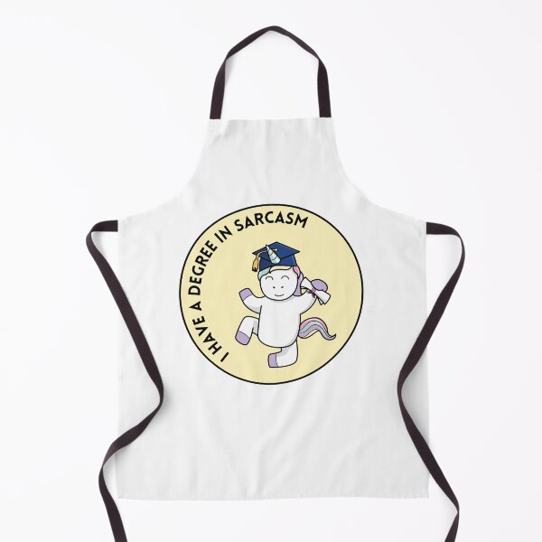 Item preview, I Have a Degree In Sarcasm Funny Unicorn designed and sold by GSquaredDesigns.