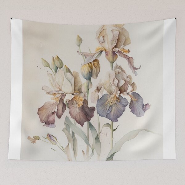 Item preview, Irises designed and sold by LINARAandCO.
