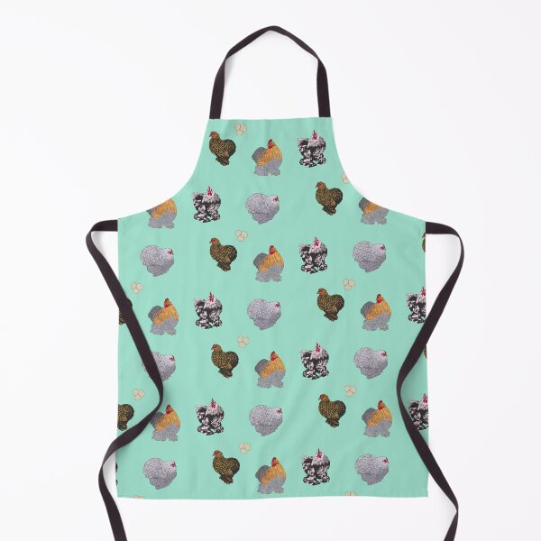 Item preview, Cochin Pekin Bantams Pattern Seafoam designed and sold by Ashley Gagnon.
