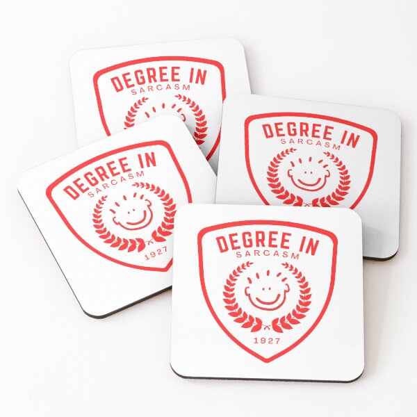 Item preview, I Have a Degree In Sarcasm Funny Badge designed and sold by GSquaredDesigns.