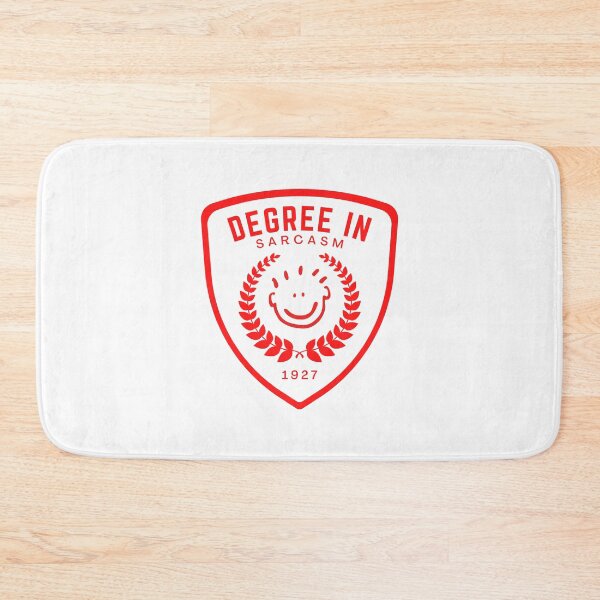 Item preview, I Have a Degree In Sarcasm Funny Badge designed and sold by GSquaredDesigns.