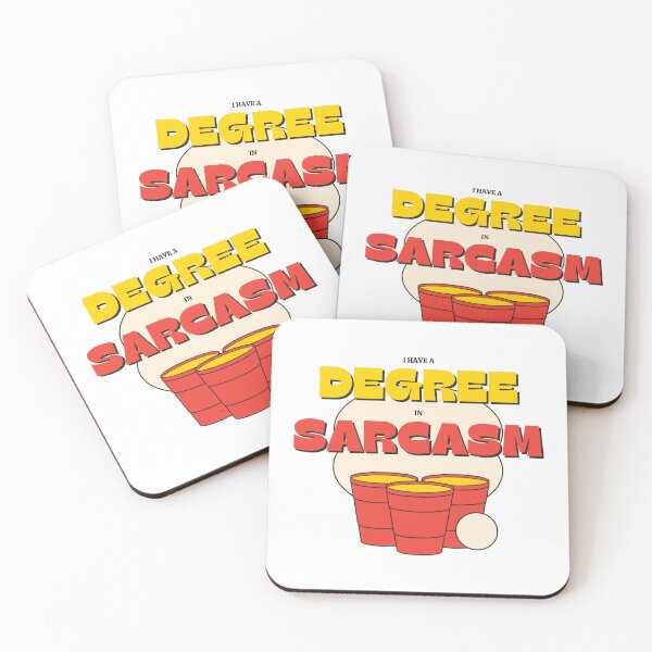 Item preview, I Have a Degree In Sarcasm Funny Party designed and sold by GSquaredDesigns.