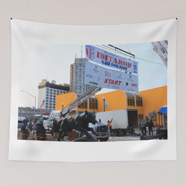 Item preview, Anchorage and the Iditarod race designed and sold by zumi.