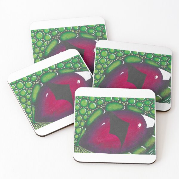 Item preview, Green and Burgundy Dragon Eye by Inspired Chaos  designed and sold by Inspired Chaos Studio.