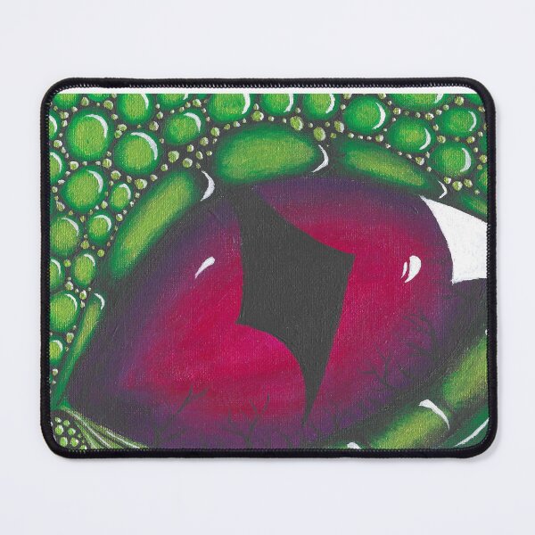 Item preview, Green and Burgundy Dragon Eye by Inspired Chaos  designed and sold by Inspired Chaos Studio.