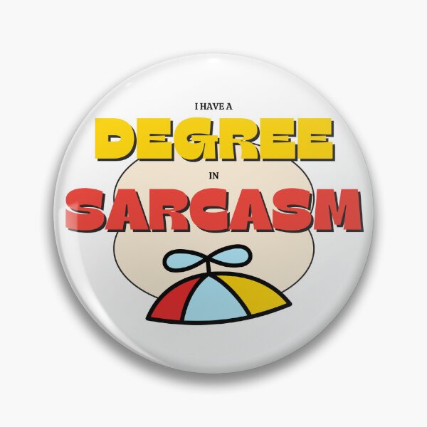 Item preview, I Have a Degree In Sarcasm Funny Cap designed and sold by GSquaredDesigns.