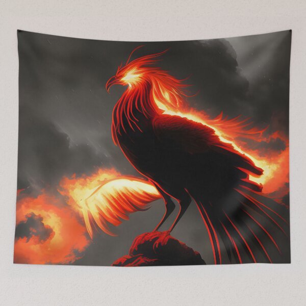 Item preview, Phoenix fire storm designed and sold by atangerprints.