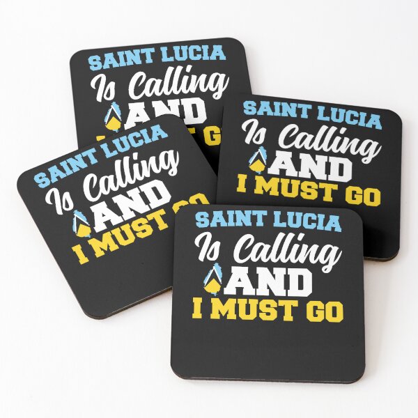 Item preview, St Lucia is calling and I must go  -  Flag of St Lucia designed and sold by obedtheartist.