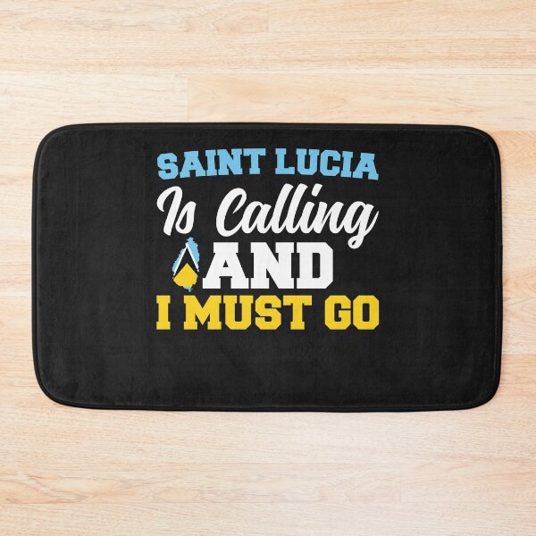 Item preview, St Lucia is calling and I must go  -  Flag of St Lucia designed and sold by obedtheartist.