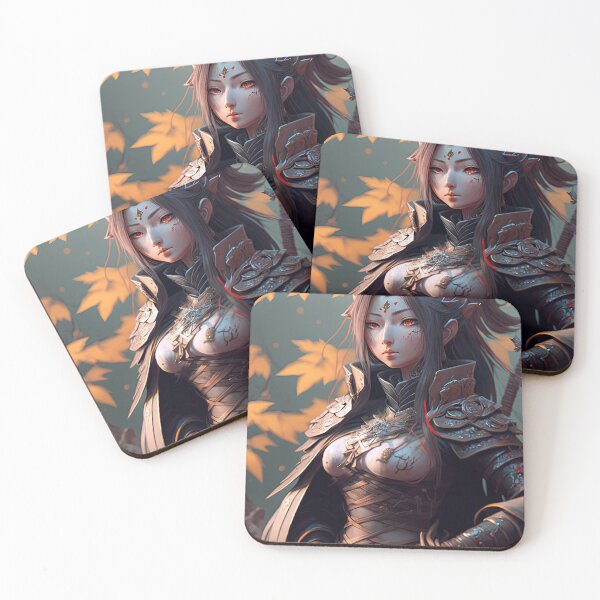 Item preview, Samurai Girl In Ancient Japan Blade Maiden Rising Sun Warrior Full Body Armor To Fight & Defend designed and sold by ultra-cool.