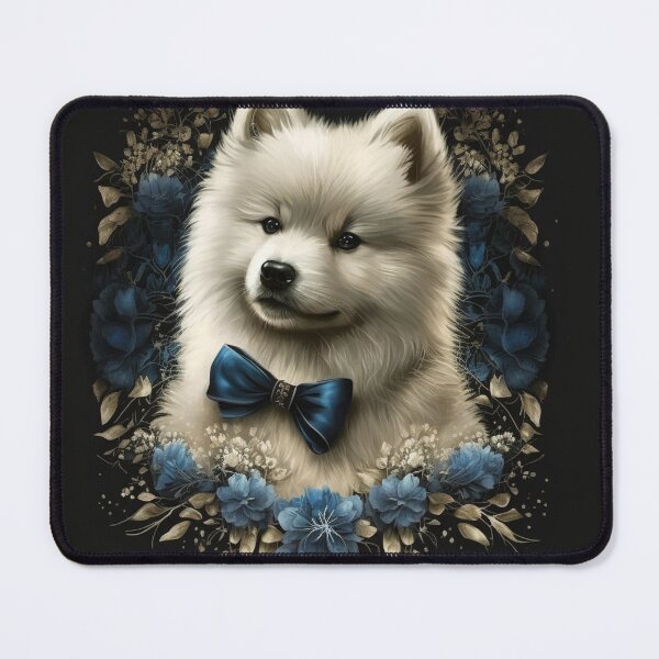 Item preview, Samoyed Puppy Art designed and sold by Nocturne Paws.