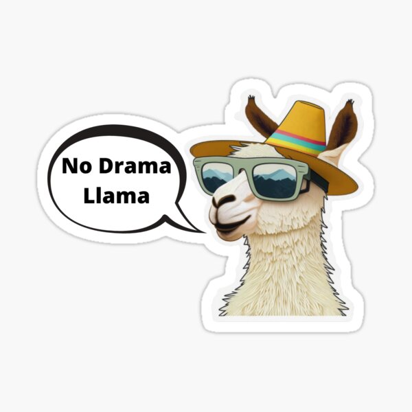 Llama con discount lentes de sol