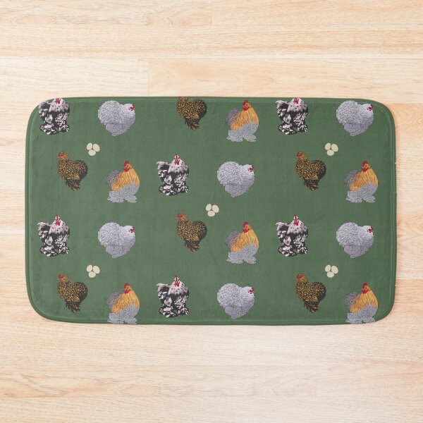 Item preview, Cochin Pekin Bantams Pattern Sage designed and sold by Ashley Gagnon.