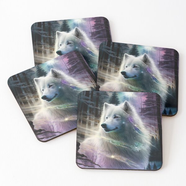 Item preview, Shimmering Samoyed designed and sold by Nocturne  Paws.