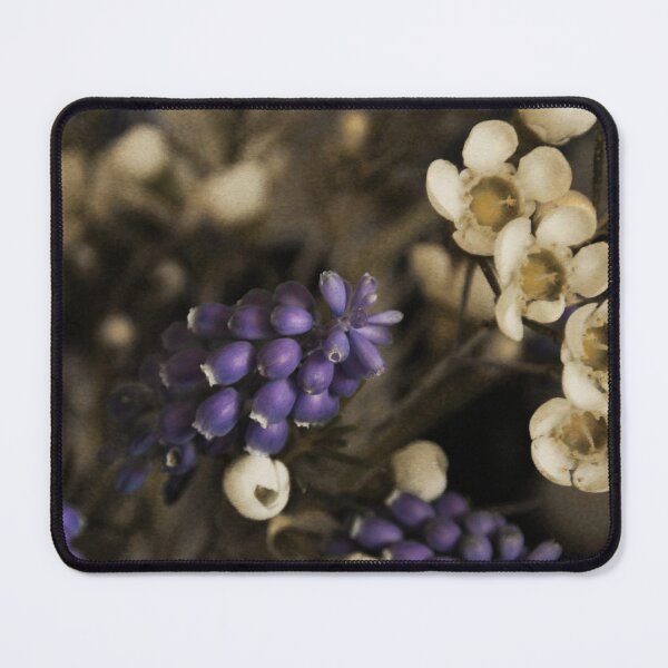 Item preview, Vintage style photograph of a bouquet of white flowers and purple lavender designed and sold by Lisa Jureczko.