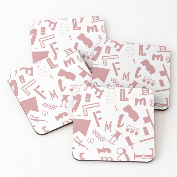 Item preview, Film Typography Art Pattern designed and sold by laurenislorem.