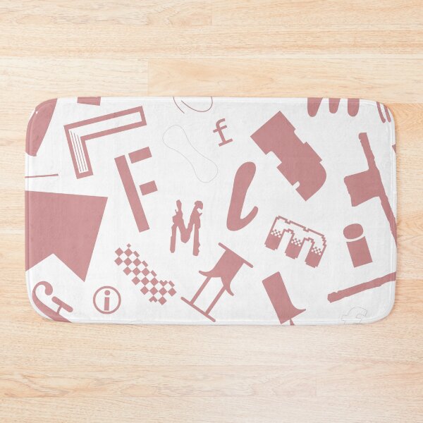 Item preview, Film Typography Art Pattern designed and sold by laurenislorem.
