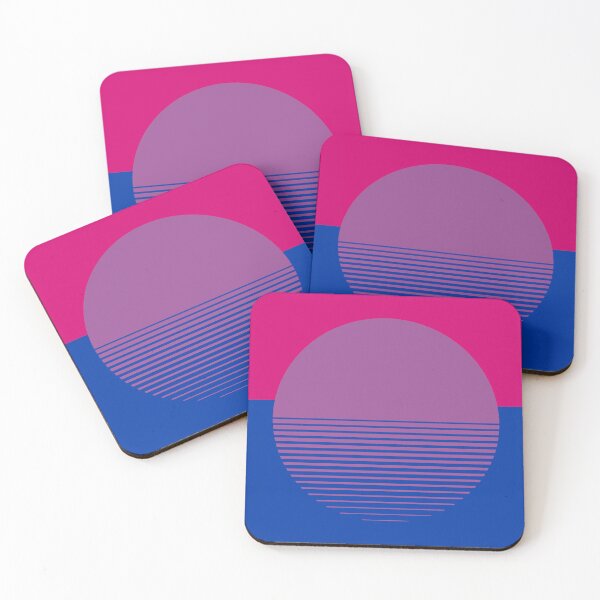 Item preview, Bi Pride Minimalist Sunset designed and sold by everything4eva.