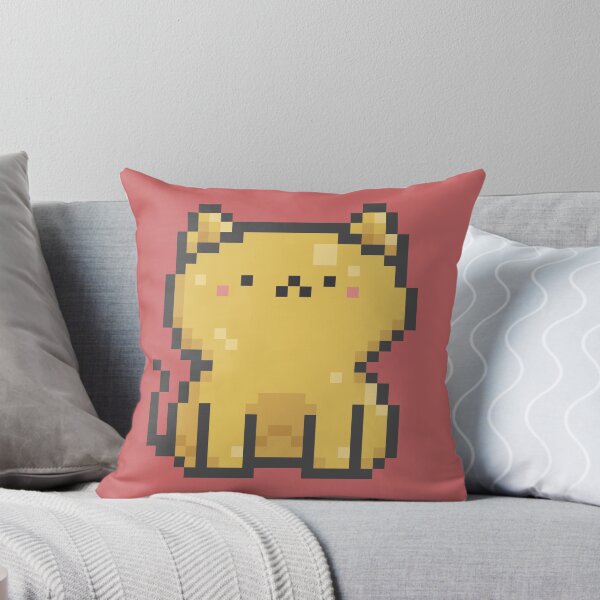 Item preview, Pixel Quiet Gold Cat 21 designed and sold by sosorimaru.
