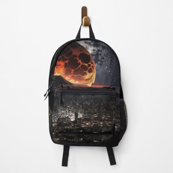 Item preview, Multi-Moon Japanese City Scape designed and sold by hiiroji.