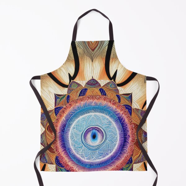 Item preview, "Sacred Vision Mandala #6" A Stunning Piece of Art Combining Sacred Geometry and Visionary Art designed and sold by Nirou-Art.