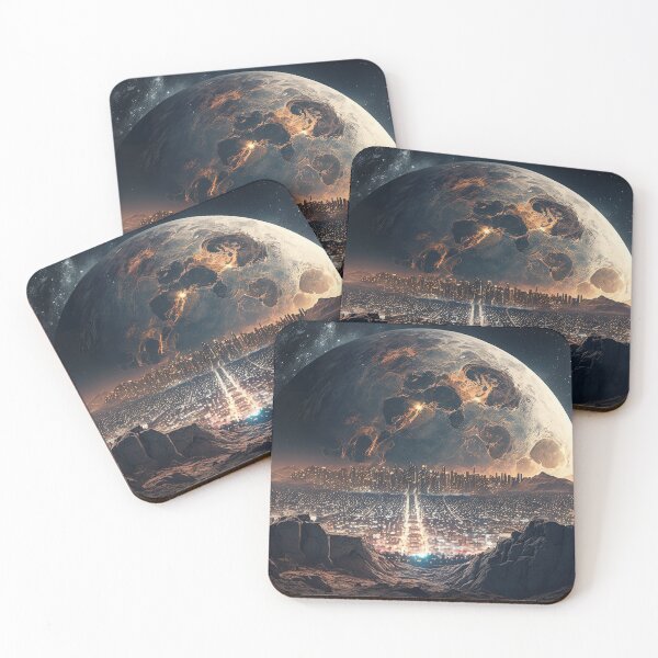 Item preview, Multi-Moon City Scape designed and sold by hiiroji.