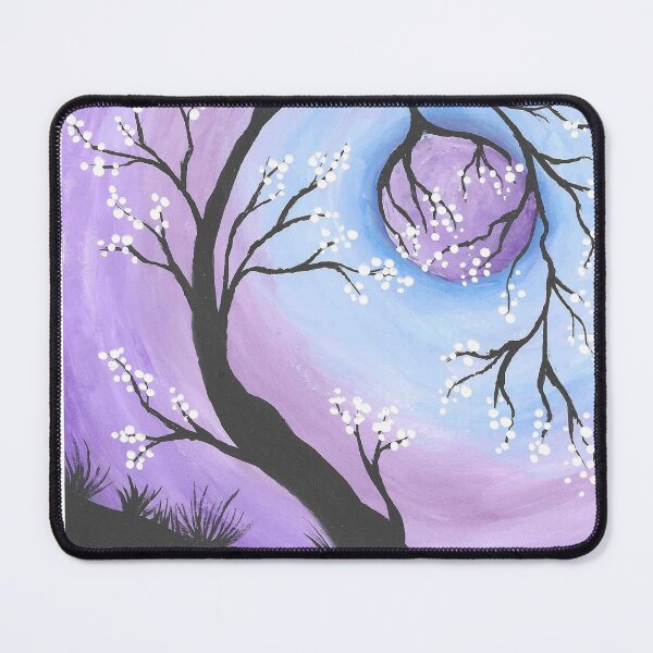 Item preview, Purple Whimsical Lunar Tree by Inspired Chaos designed and sold by Inspired Chaos Studio.