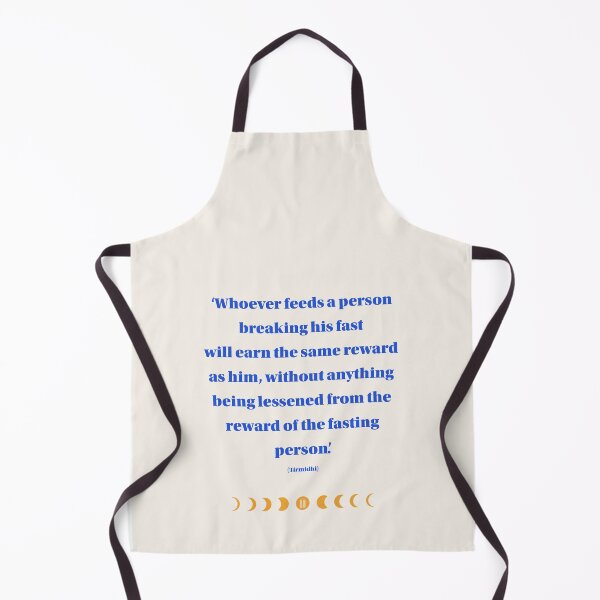 Item preview, Ramadan Apron (Ocean blue) designed and sold by amomentarypause.