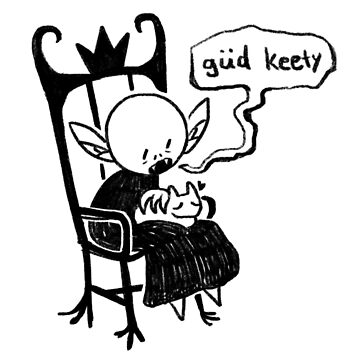 Artwork thumbnail, little nosferatu with a cat by miniplural