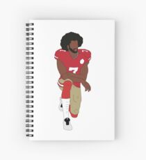 Colin Kaepernick Kneeling Spiral Notebook
