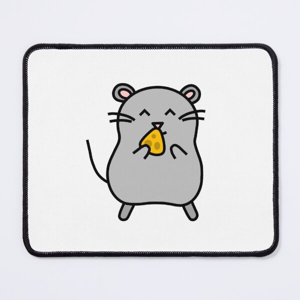 Item preview, Cute Happy Mouse Eating Cheese designed and sold by OrderofOps.