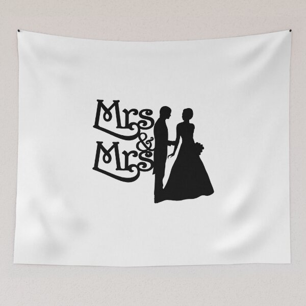 Item preview, Lesbian Wedding T Shirt Party, Lesbian Couple,  Mrs. and Mrs. Themed Wedding, Same Sex Wedding T-Shirts, Bachelor Party Gift, Perfect Lesbian T Shirt designed and sold by sixday 7day.