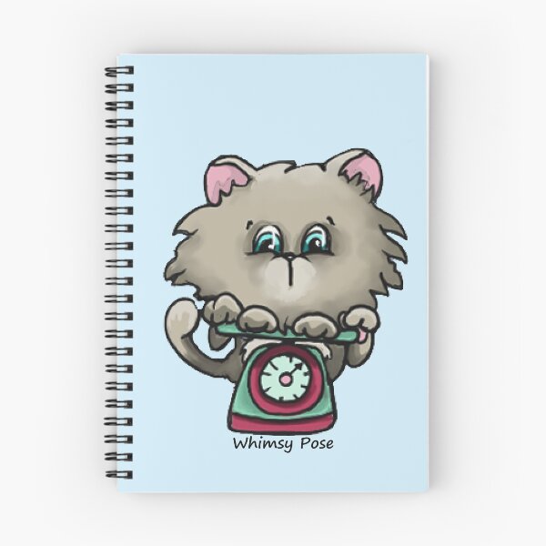 Item preview, Weighing up the situation kitty designed and sold by Whimsy Pose Illustrations.