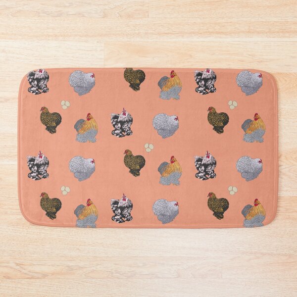 Item preview, Cochin Pekin Bantams Pattern Peach designed and sold by Ashley Gagnon.